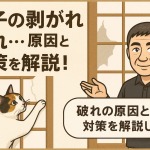 障子の剥がれや破れの原因と対策を解説~金沢屋日本平店